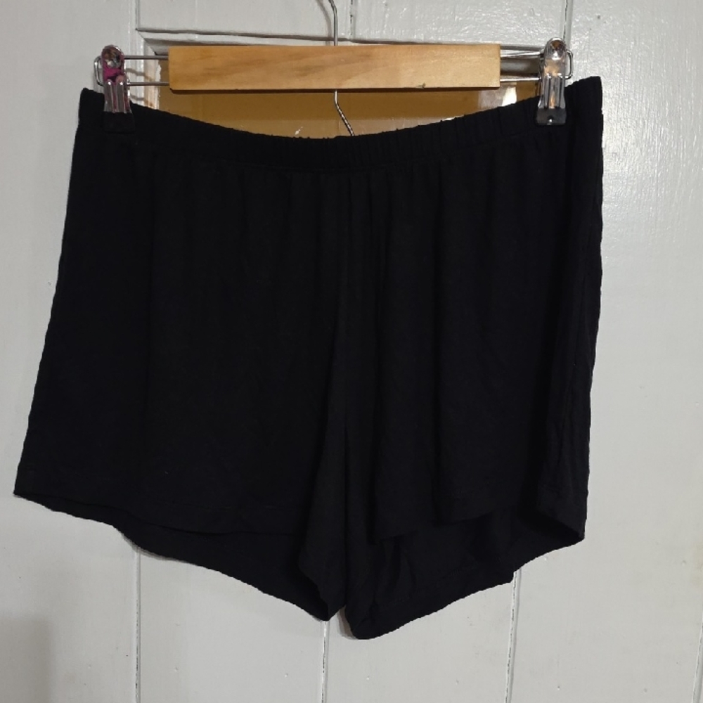 Nordstrom Rack Women's Loungewear Shorts Black Comy Soft Lightweight Sz M EUC